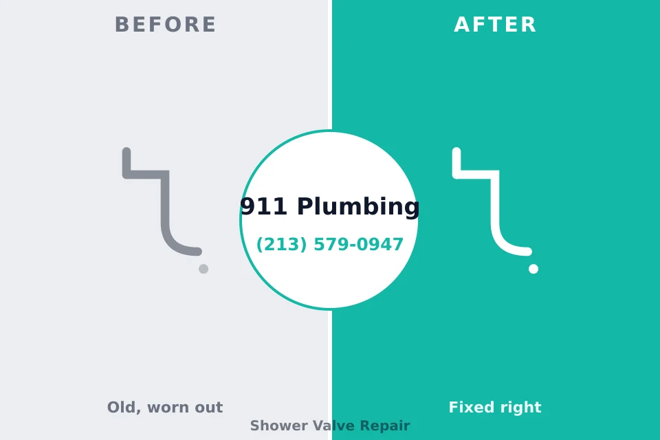 Before and after: plumbing company Appleton, WI